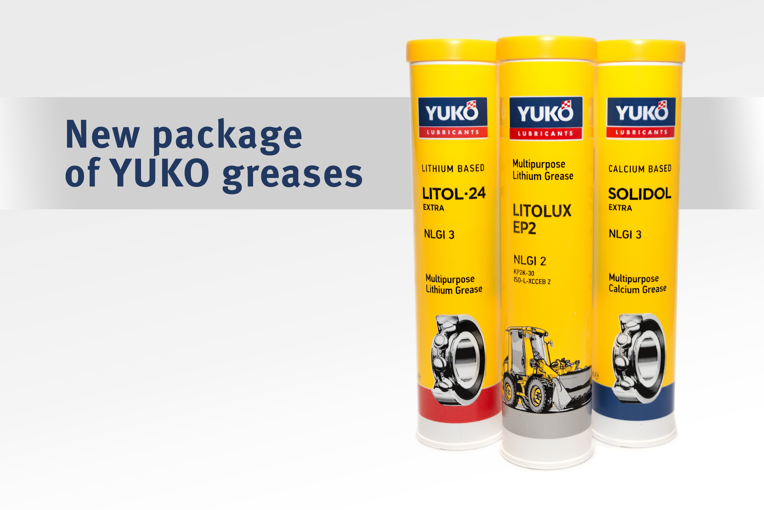 Popular YUKO greases has got a new packaging.