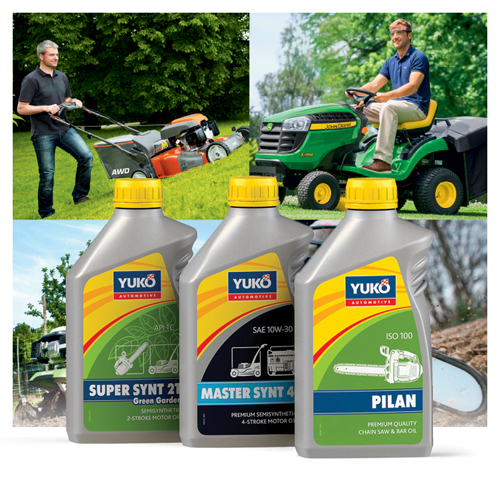 Oil and greases YUKO - №1 for your garden equipment.